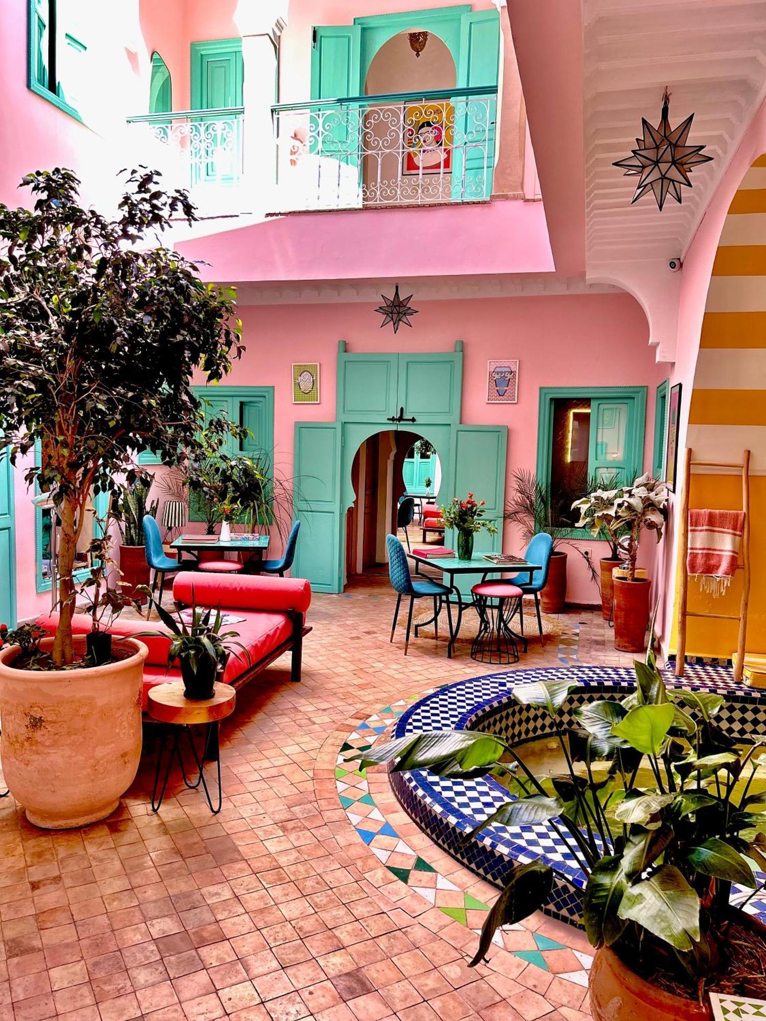 Riad Lauriers Blancs Marrakesh Esterno foto